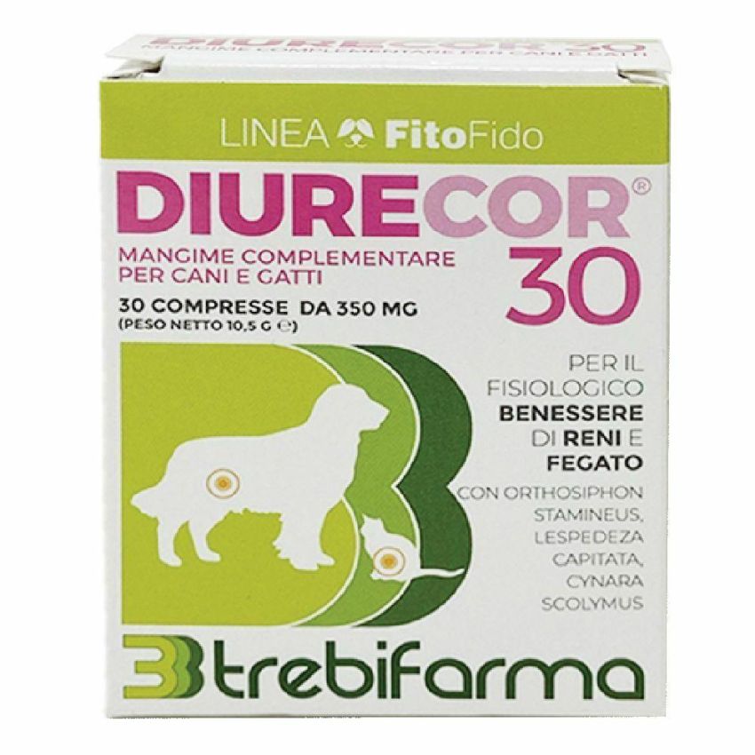 Diurecor - Trattamento Diuretico con 30 Compresse