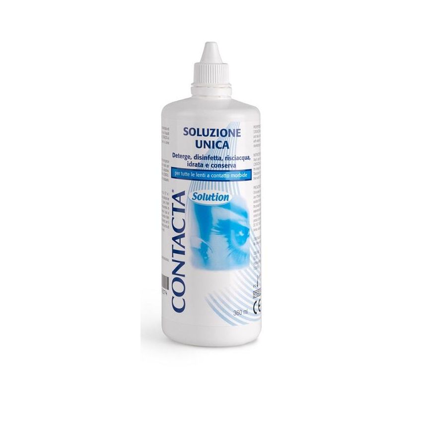 Soluzione Unica Contacta per Lenti a Contatto - 360ml