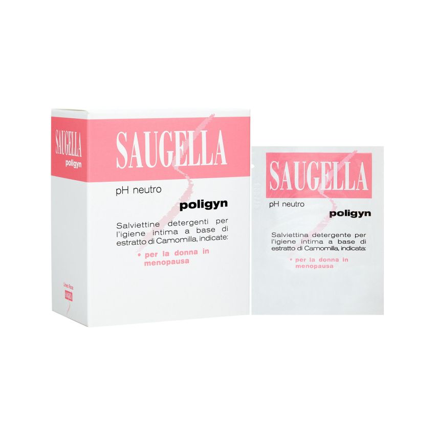 Saugella Poligyn Salviette Intime - Confezione da 10 Buste