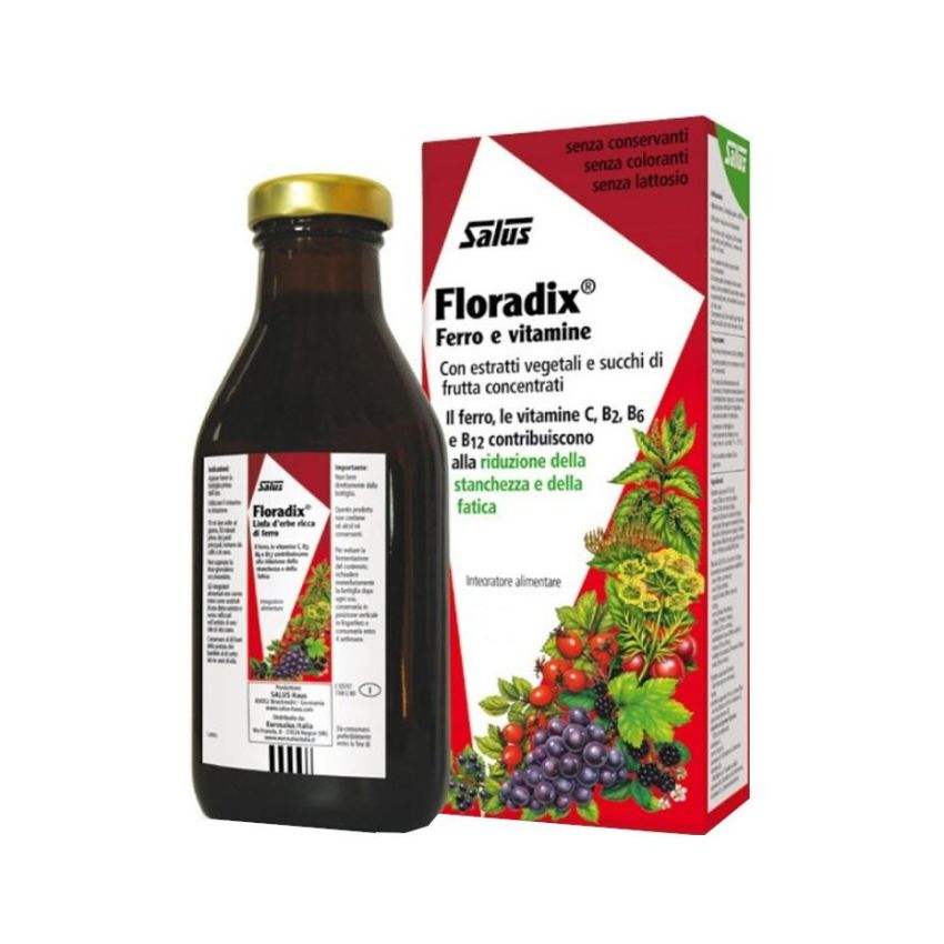 Floradix Ferro Liquido Supplemento Salutare, 500ml