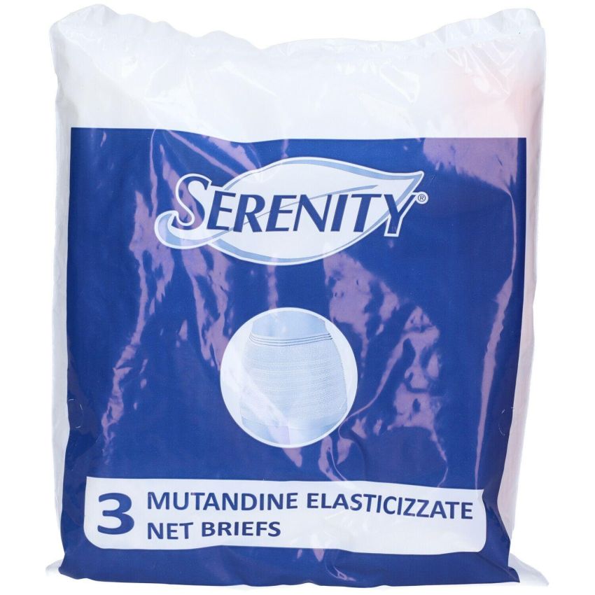 Serenity XXL Mutandine a Rete, Pacco da 3 Pezzi