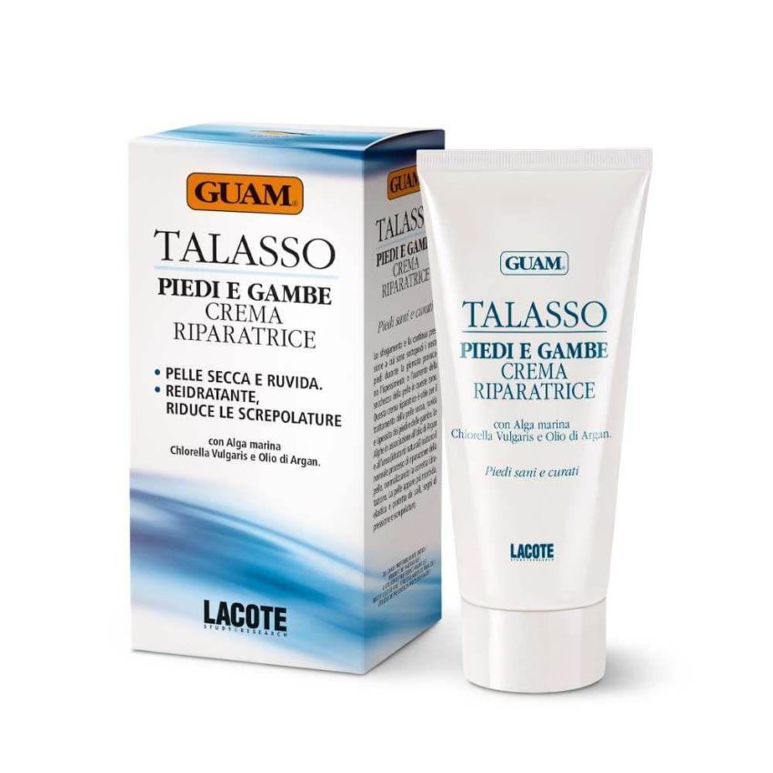Crema Riparatrice Guam Talasso Podos per Piedi e Gambe, 100ml