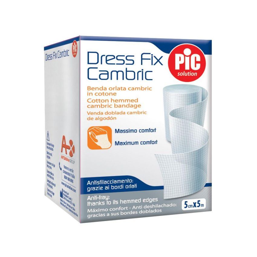 Pic Benda di Cambric Orlata - 7 cm x 5 m