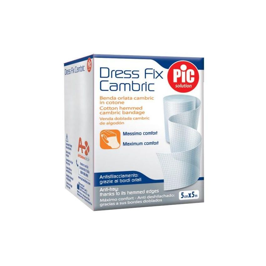 Pic Benda di Cambric Orlata - 7 cm x 5 m