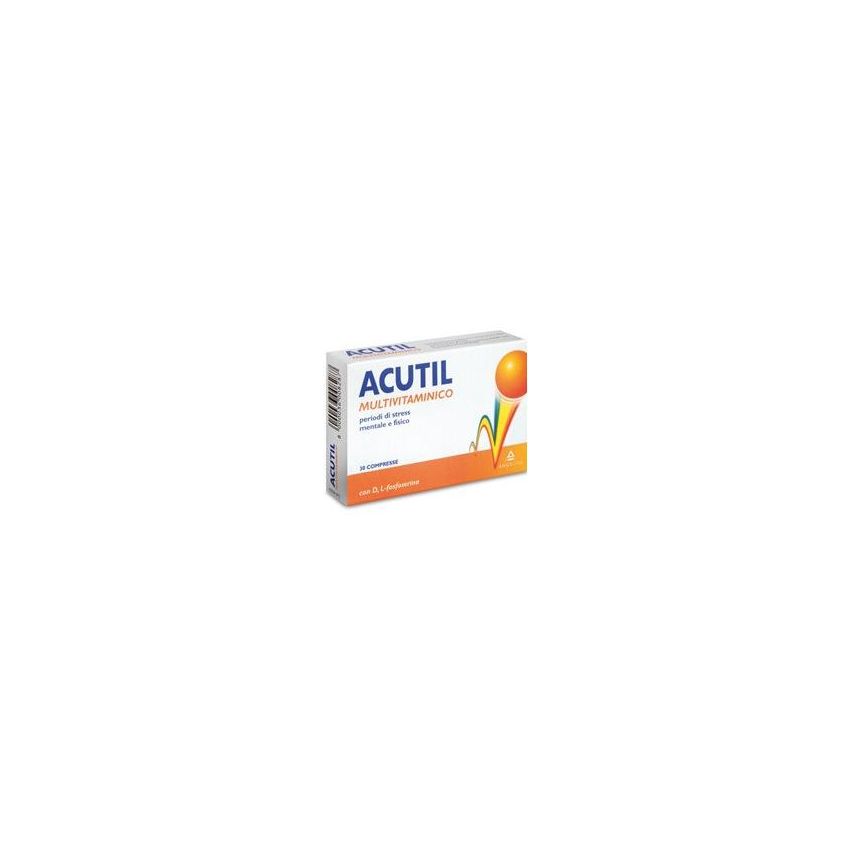 Acutil Multivitaminico - Paccetto da 30 Compresse Energizzanti