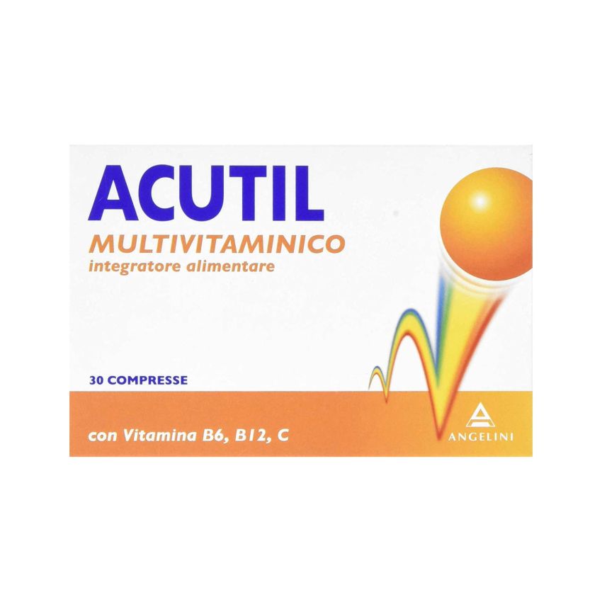 Acutil Multivitaminico - Paccetto da 30 Compresse Energizzanti