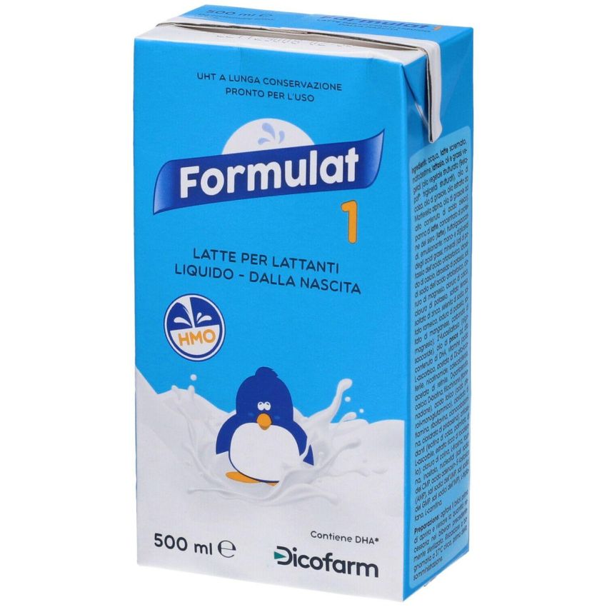 Formulat 1 - Latte Liquido Nutriente per Neonati dalla Nascita - 500ml