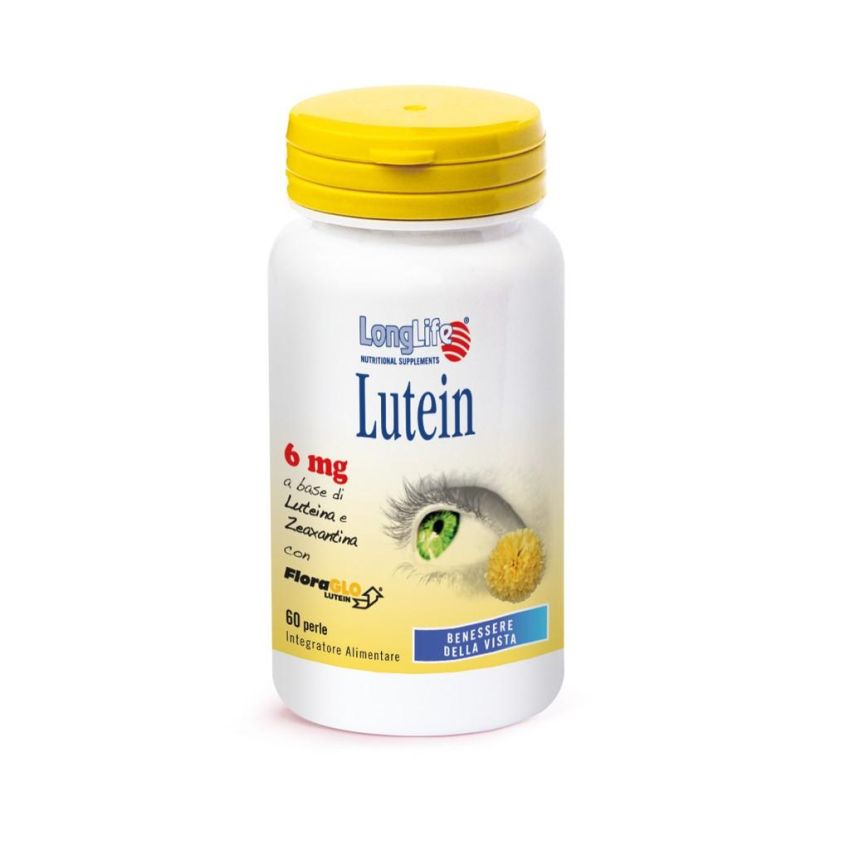 Longlife Lutein - Integratore per la Salute degli Occhi, 60 Perle