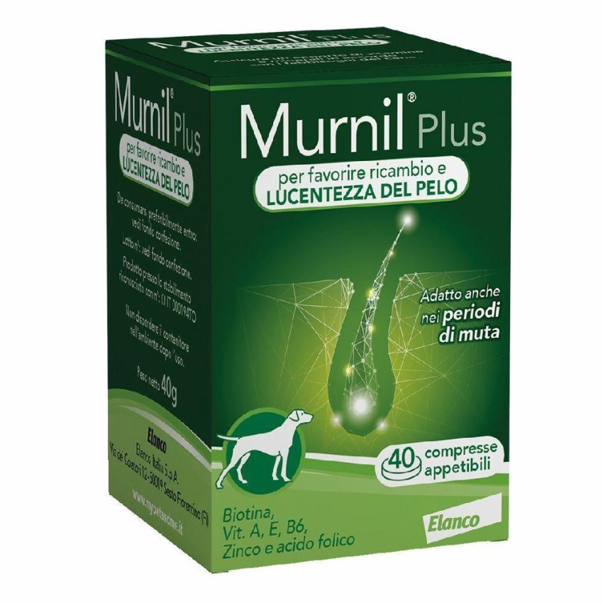 Murnil Tabs - Mangime Complementare per Cani, 40 Compresse