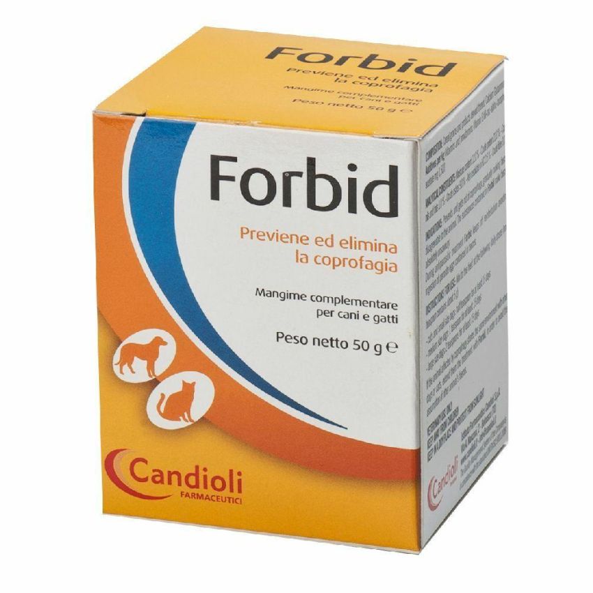 Forbid - Polvere di Mangime Complementare 50g per Cani e Gatti