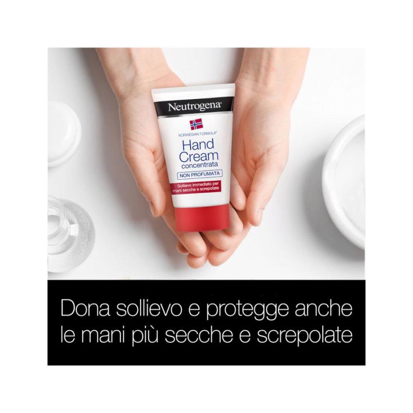 Neutrogena Crema Mani Incolore, Non Profumata, 75ml