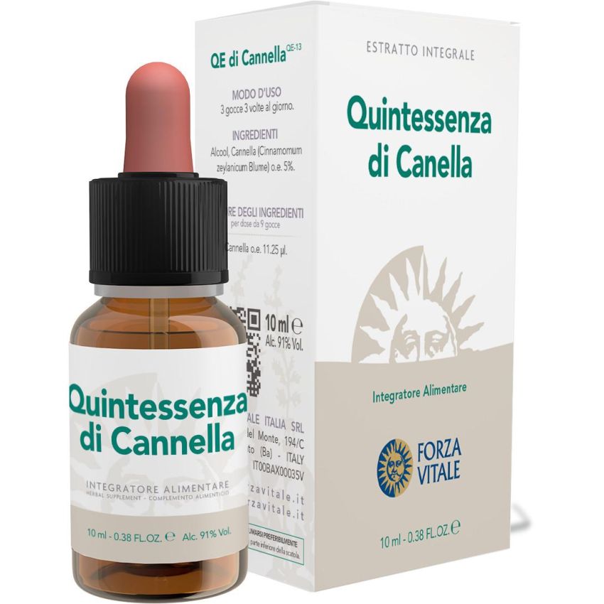 Ecosol - Essenza di Cannella Pura in Gocce, 10ml