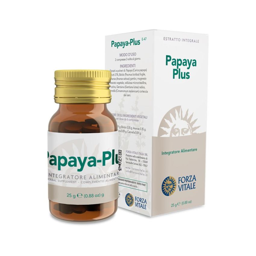 Ecosol Papaya Plus - 60 Compresse di Integratore Alimentare