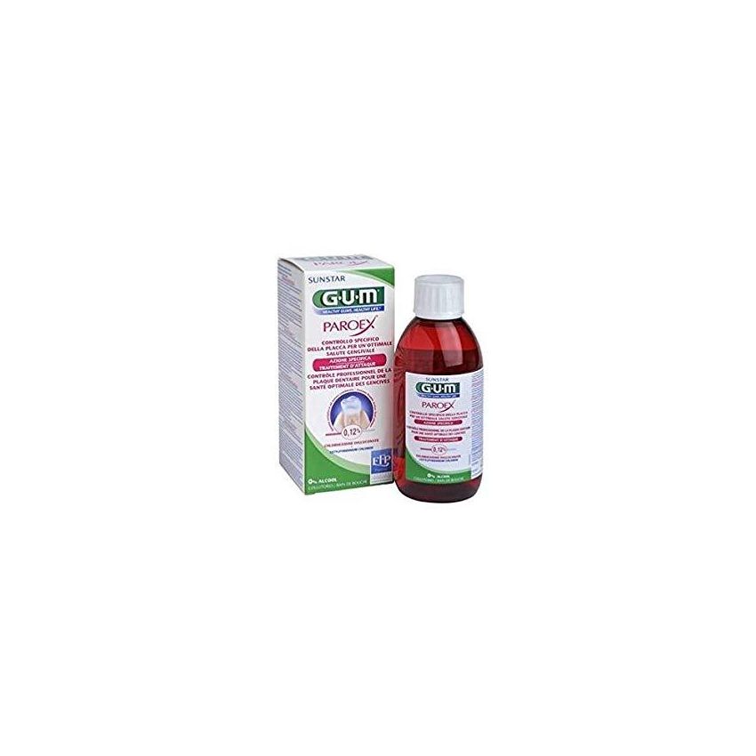 Collutorio Gum Paroex 0,12% CXH, Flacone da 300ml
