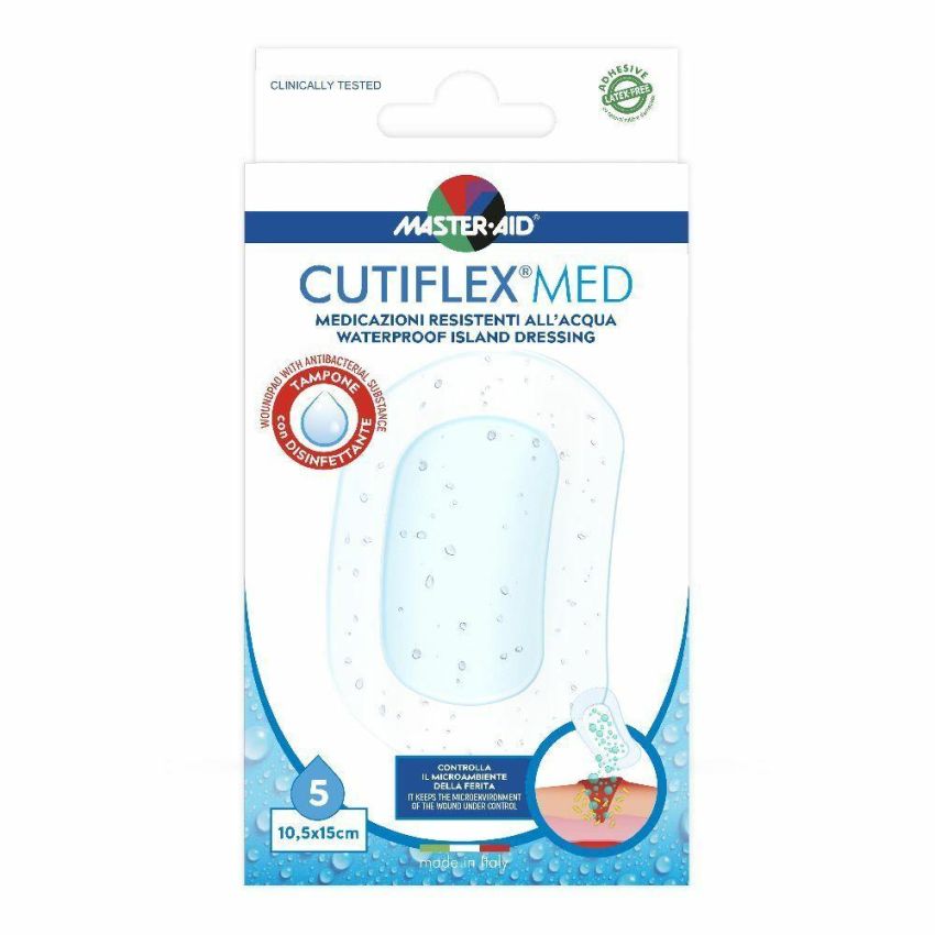 Cutiflex Cerotti Medici 10,5x15cm - Confezione da 5 Pezzi