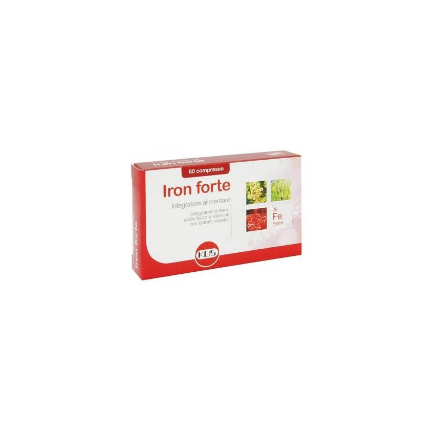 Ferro Forte 60 Compresse - Supplemento di Ferro di Alta Potenza