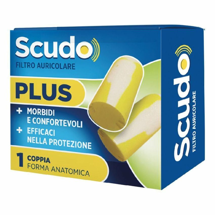 Scudo Plus Earplug - 1 Coppia di Tappi per Orecchie
