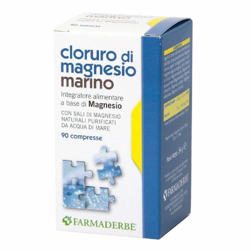 90 Compresse di Cloruro di Magnesio Marino di Alta Qualità