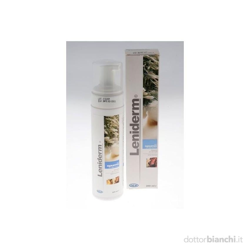 Leniderm Spuma Detergente Delicata per Cani - 200ml