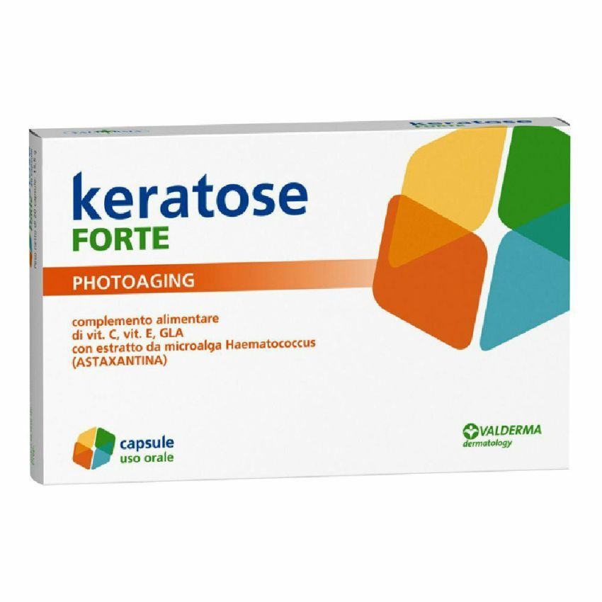 Keratose Forte - Capsule Rigeneranti per la Pelle, Pacco da 20