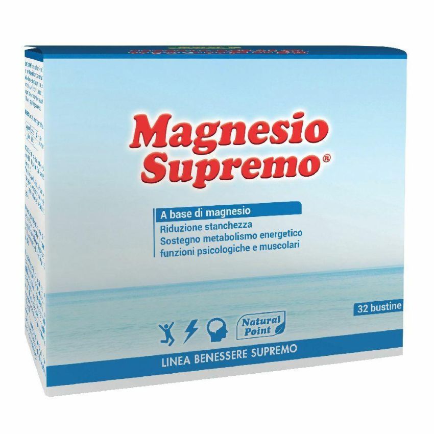 Magnesio Supremo in Bustine - Confezione da 32, 2,4g ciascuna