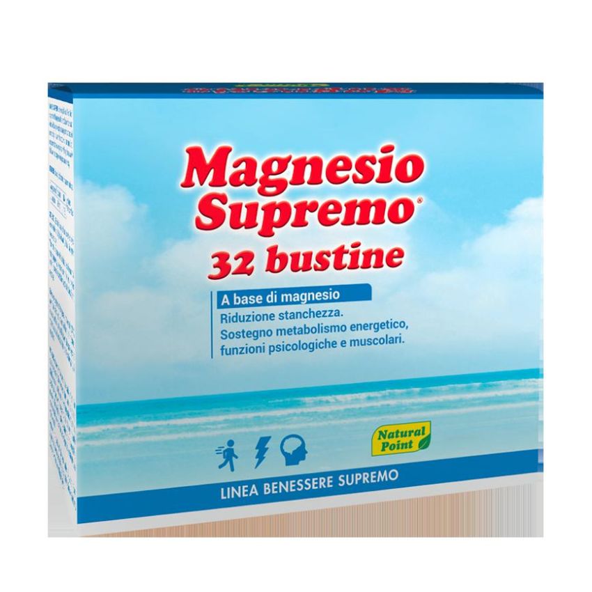 Magnesio Supremo in Bustine - Confezione da 32, 2,4g ciascuna