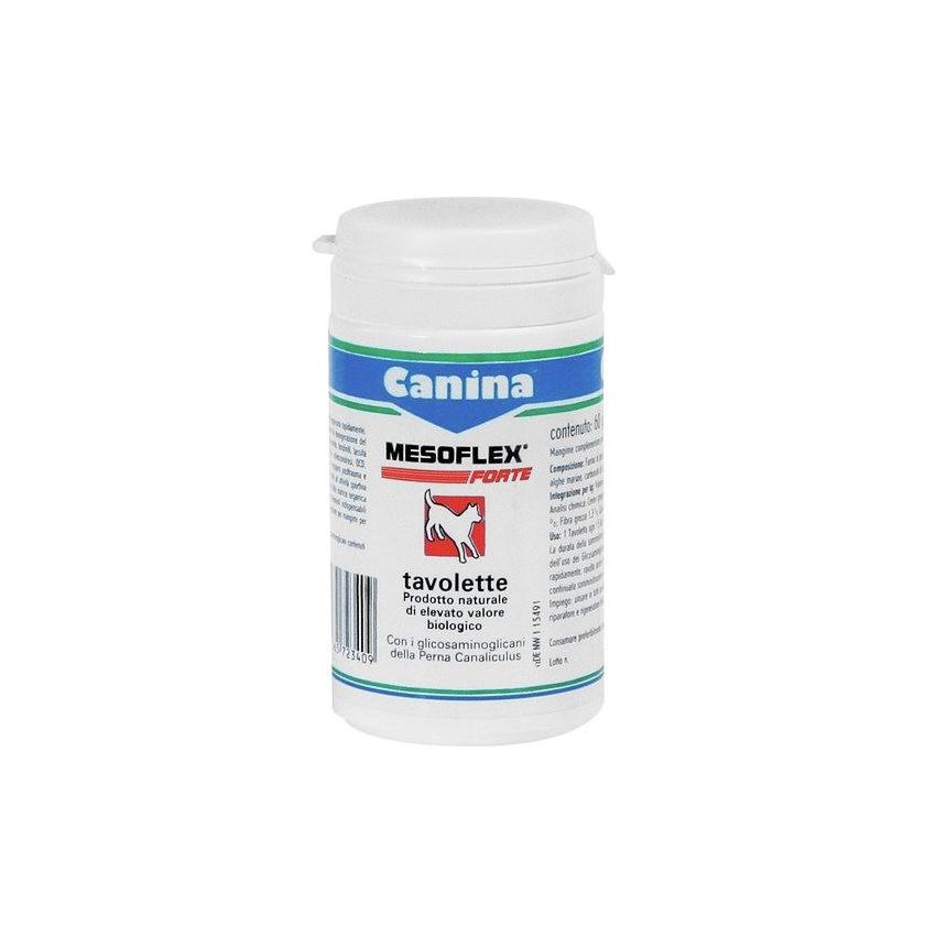 Canina Mesoflex Forte - Supplemento Alimentare per Cani, 60 Tavolette