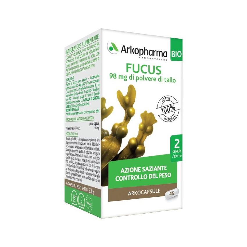 Arkopharma Fucus Bio - Integratore Naturale da 45 Capsule