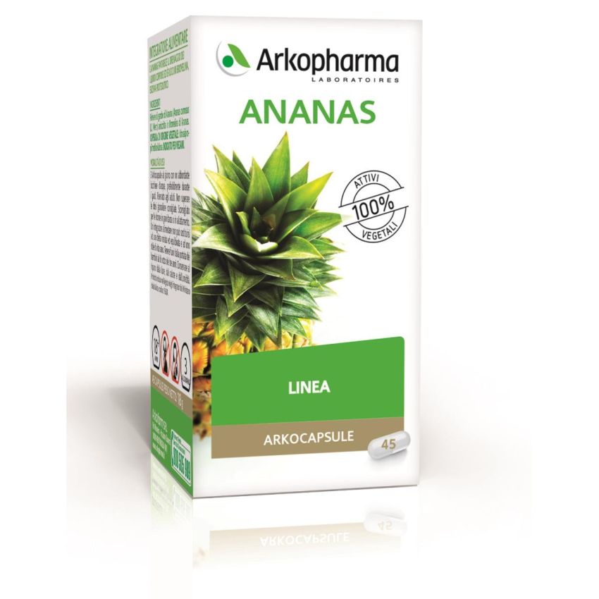 Arkopharma Ananas Gambo - 45 Capsule per Supporto Digestivo