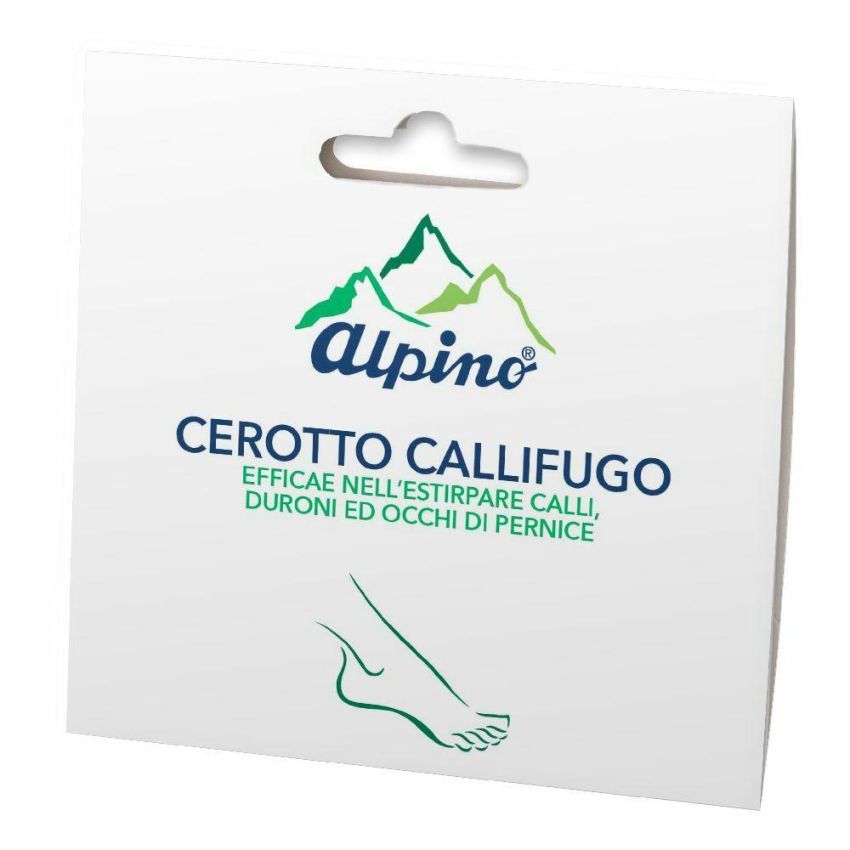 Alpino Cerotto Callifugo in Tela, Pacco da 2 Pezzi