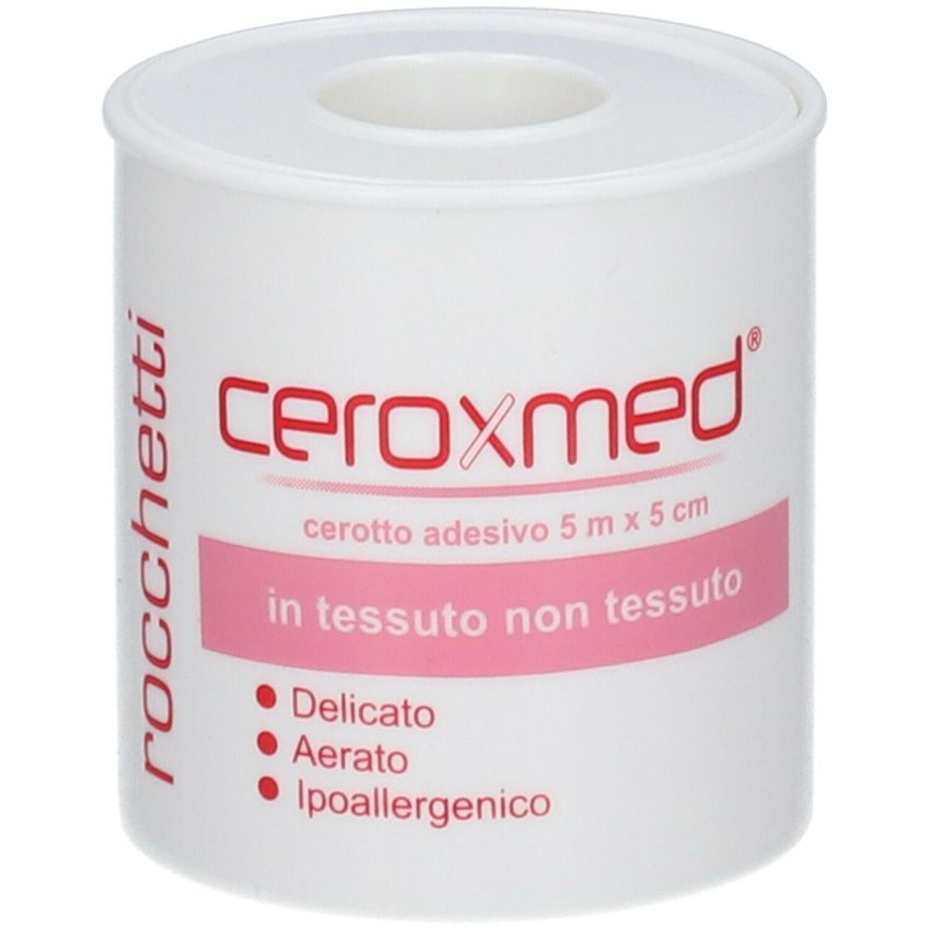 Ceroxmed Cerotto Adesivo TNT Rocchetto 500x5cm, 1 Pezzo