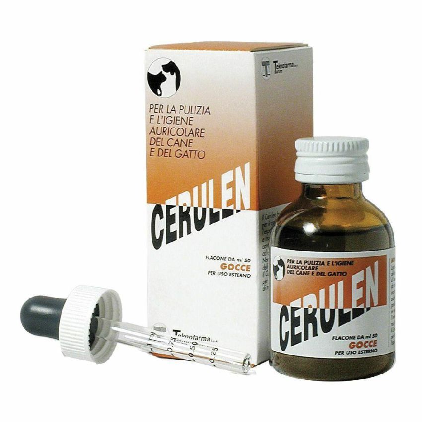 Gocce Otologiche Cerulen per Cane e Gatto - Flacone da 50ml