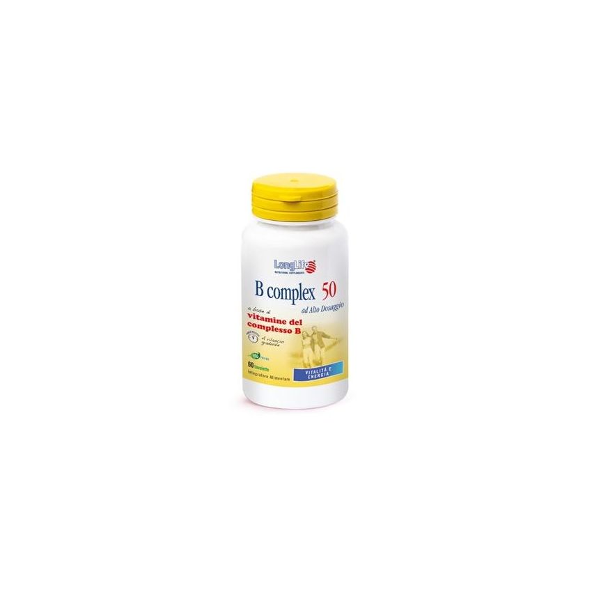 Longlife Complesso Vitamina B 50 TR - 60 Tavolette a Rilascio Prolungato