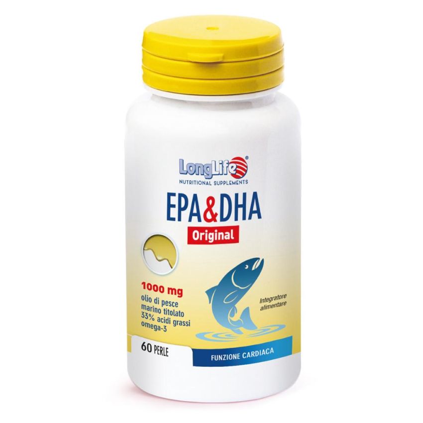 Longlife EPA DHA Omega-3 Supplemento - 60 Perle Softgel