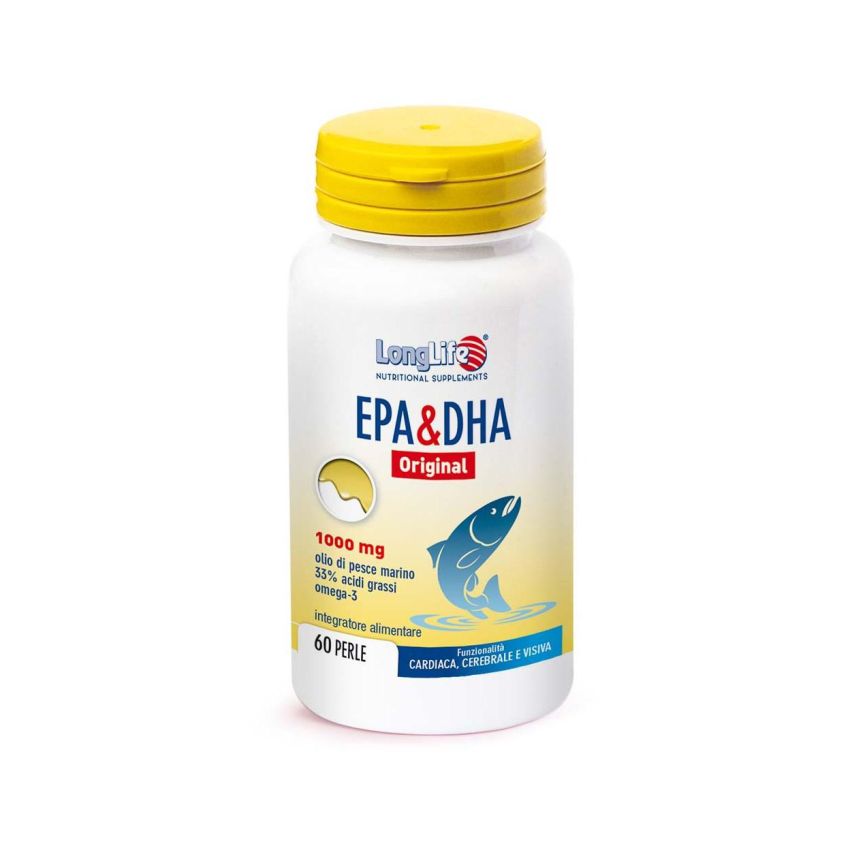 Longlife EPA DHA Omega-3 Supplemento - 60 Perle Softgel