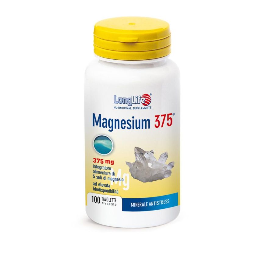 Magnesio Longlife 375mg - 100 Tavolette