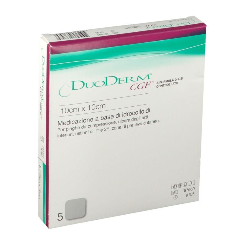 Duoderm CGF Bendaggi Sterili 10X10cm - Confezione da 5 Pezzi