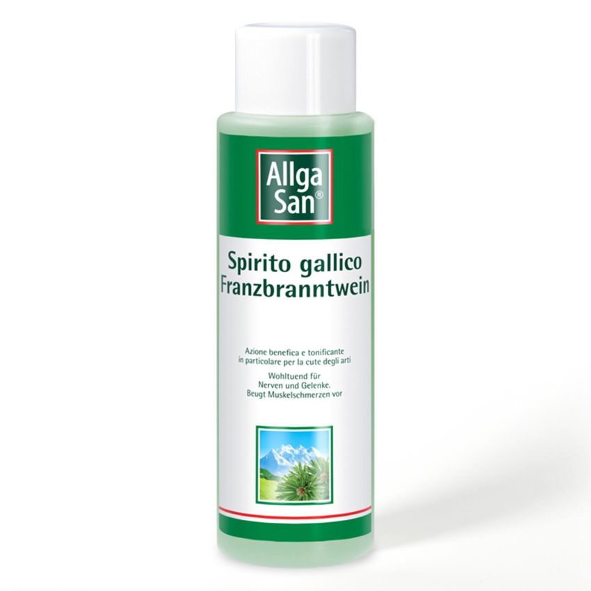 AllgaSan Frizione del Corpo Spirito Gallico, 250 ml