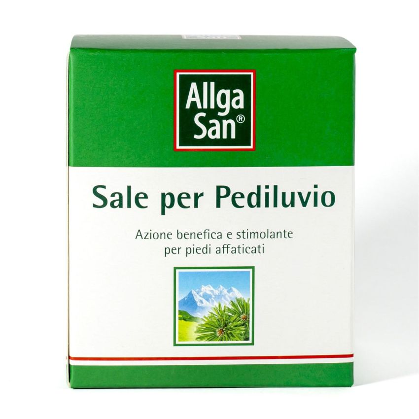 AllgaSan Sale Aromatizzato per Pediluvio al Pino Mugo - 10 Bustine
