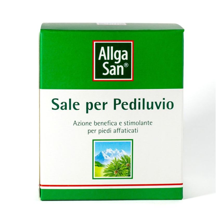 AllgaSan Sale Aromatizzato per Pediluvio al Pino Mugo - 10 Bustine
