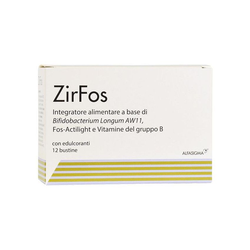Zir Fos - Integratore Alimentare per la Salute Intestinale, 12 Bustine