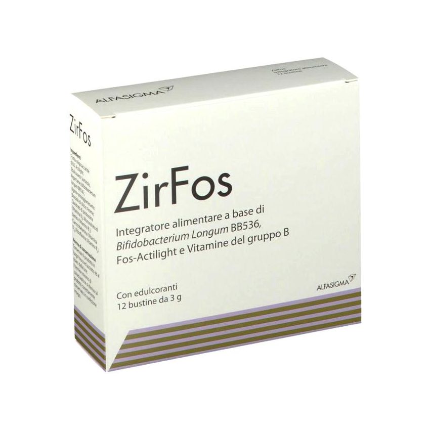 Zir Fos - Integratore Alimentare per la Salute Intestinale, 12 Bustine
