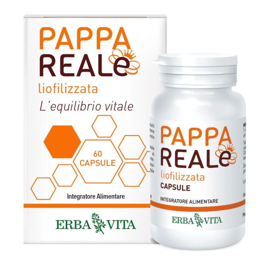 Erba Vita Pappa Reale Liofilizzata - Integratore Naturale in Capsule