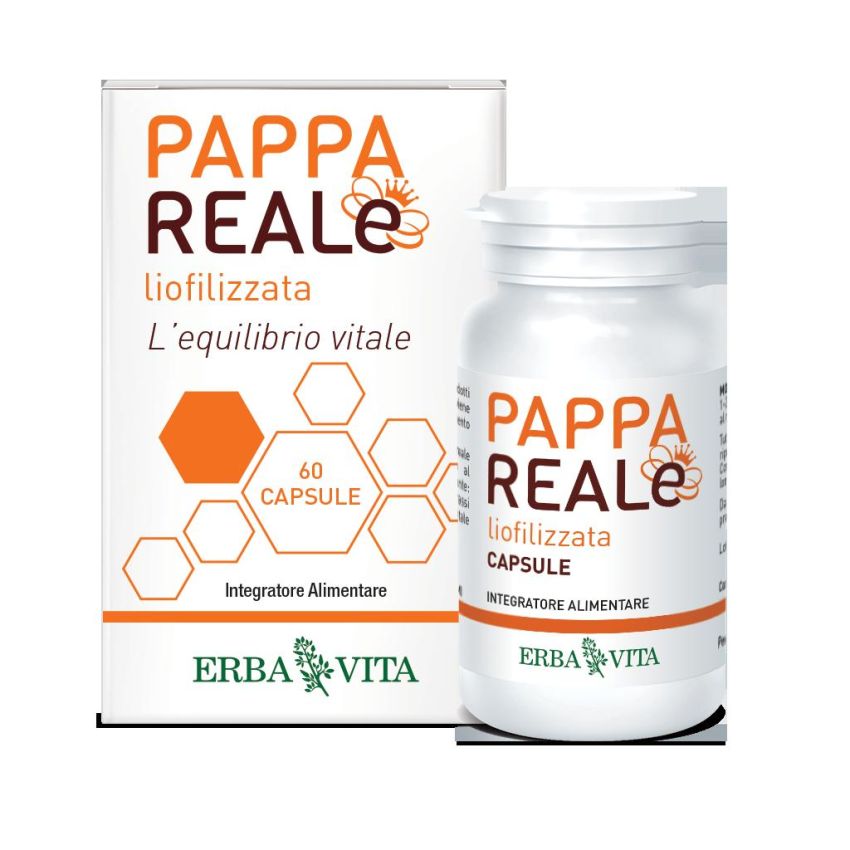 Erba Vita Pappa Reale Liofilizzata - Integratore Naturale in Capsule