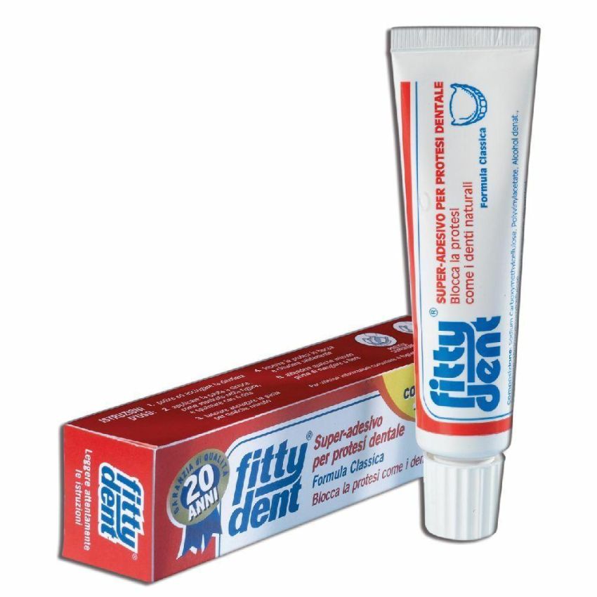 Fittydent Classica Pasta Super Adesiva per Protesi Dentale, 40ml