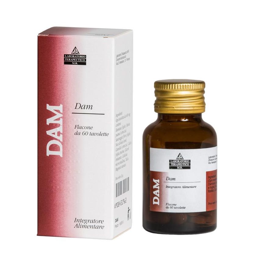 Dam - Confezione da 60 Tavolette