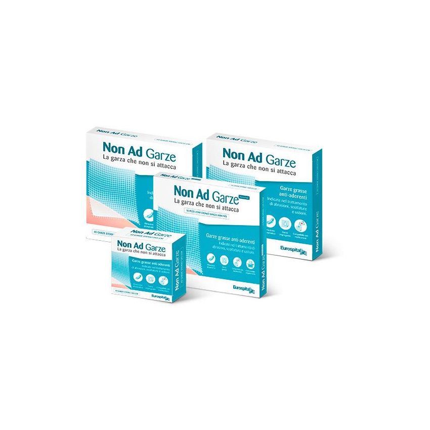 Garza Paraffinata Medicale 10x10cm - Confezione da 40 Pezzi