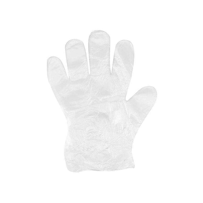 Guanti in Polietilene Biocompatibili per Uso Generico Ospedaliero - Pacco da 100 Pezzi