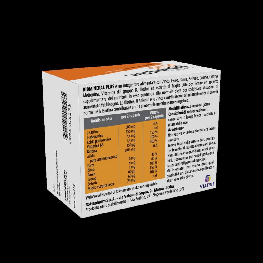 Biomineral Plus Supplemento - Confezione da 60 Capsule