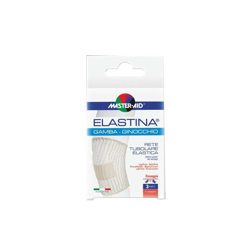Rete Elastica di Supporto per Gamba e Ginocchio, Elastina, 3 Metri